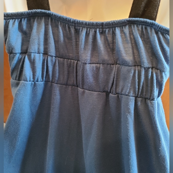 Miss Chievous navy blue & black cute cotton sundress szS - Picture 5 of 6